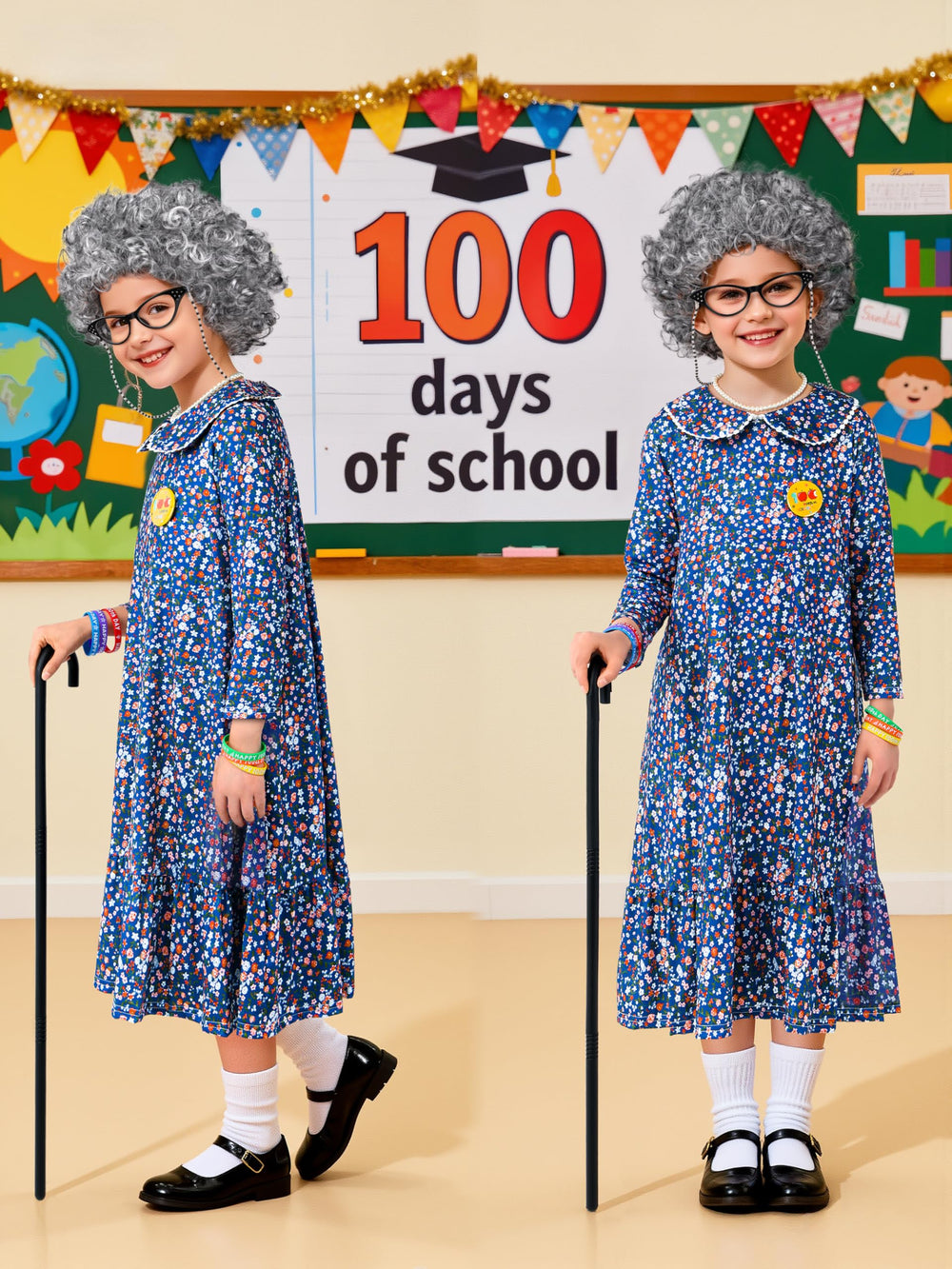 AOTHSO walking cane provides a lightweight prop for posing
