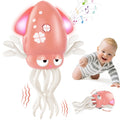 AOTIBO baby dancing octopus toy with pink lights supporting tummy time fun