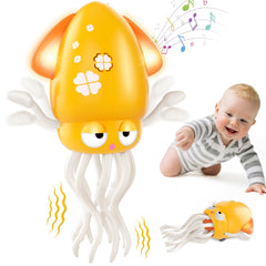 AOTIBO dancing octopus toy with lights encouraging baby to crawl and reach