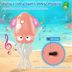 AOTIBO octopus toy fishing rod attachment for imaginative fishing play