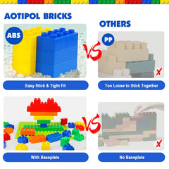 aotipol green baseplate 10-inch surface for display-worthy creations