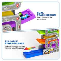 Aotipol ten mini race cars in vibrant hues for racing action