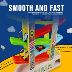 Aotipol ramp toy with easy assembly and neat storage after play.