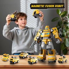 Aotonow robot assembly in progress promotes concentration and problem solving.