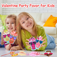 AouEtnay BPA-free plastic straws for safe kid sipping.
