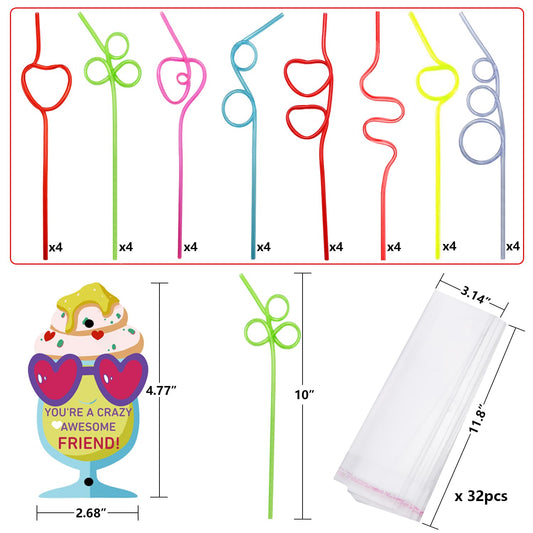 AouEtnay valentines cards with ice cream themes for exchanges.
