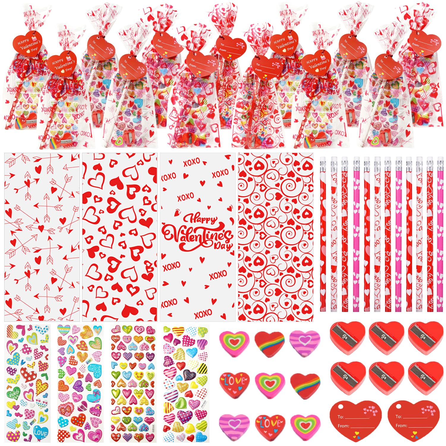 AouEtnay valentines pencils for classroom gifts boost engagement and creativity.