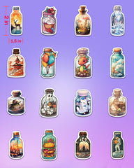 AOWDIAO 1.5 x 3 in stickers provide bold visuals on compact surfaces.