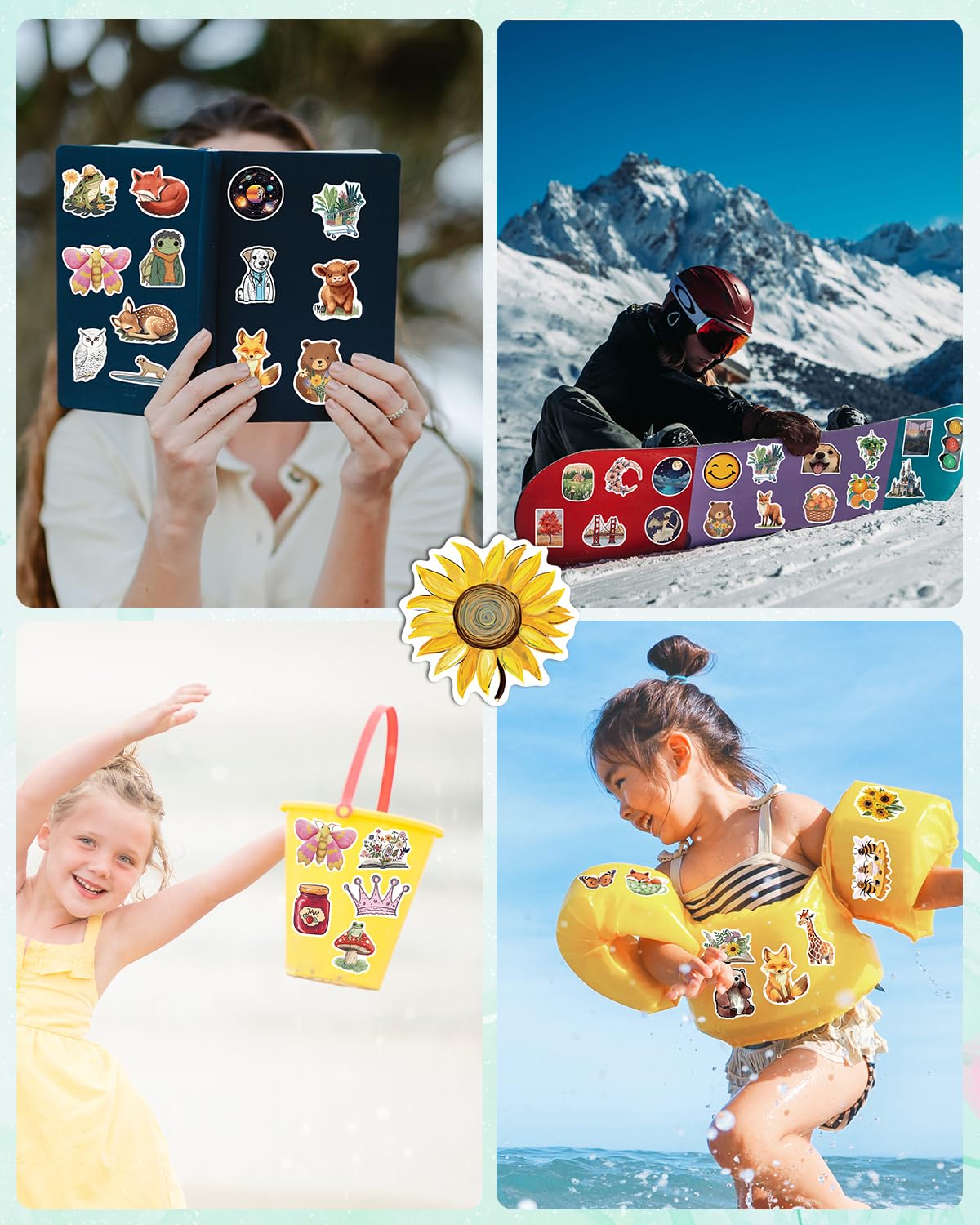 AOWDIAO party-favor stickers add a playful touch to events.