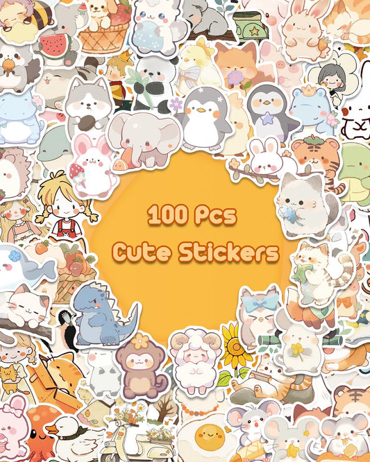AOWDIAO thick vinyl stickers with durable, waterproof finish for daily use.