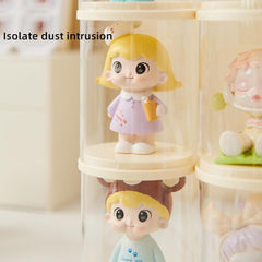 AOWIS ABS material ensures sturdy, durable display for dolls and minis