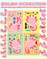 Aowplc Axolotl Make-a-Face set is easy and mess-free for kids