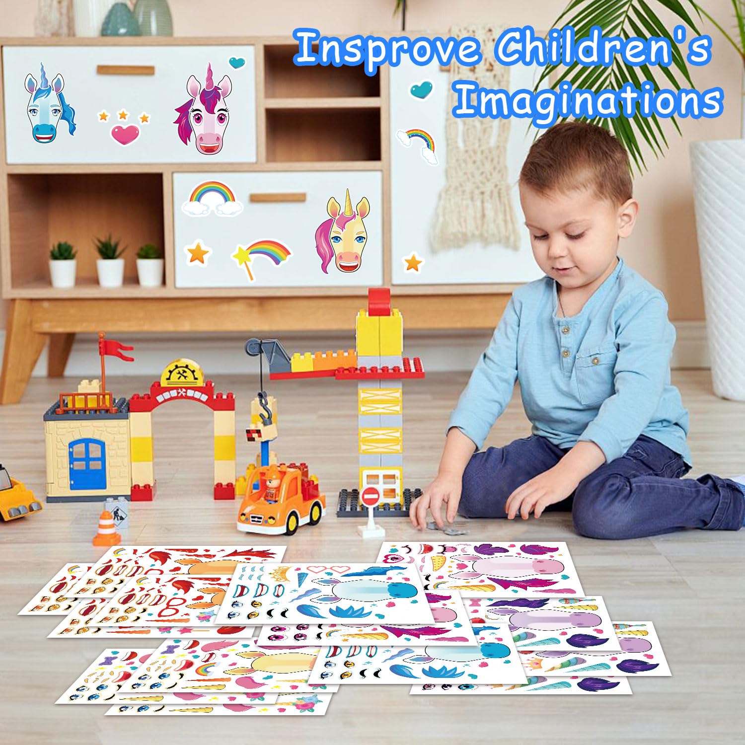 Aowplc easy-peel stickers for little hands during crafts