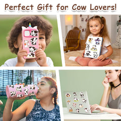 Aowplc cow stickers surface-variety suitable for journals, helmets, suitcases.