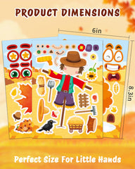 Aowplc fox face stickers: whimsical designs for sticker crafts and party favors.