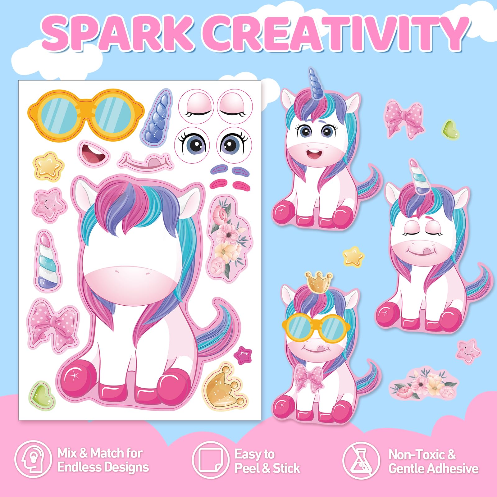 Aowplc vinyl stickers durable and easy-peel for crafts