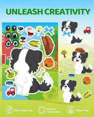 Aowplc kid‑safe vinyl stickers for mess‑free classroom activities