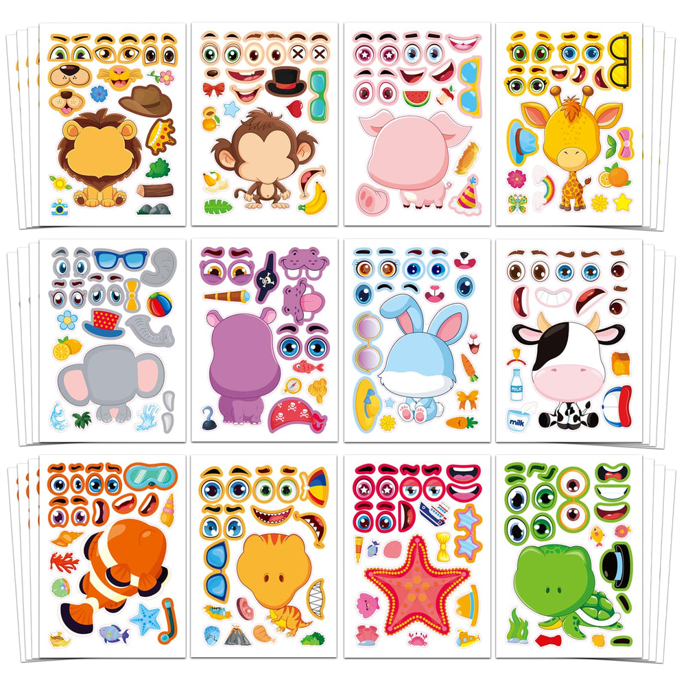 Aowplc Make-a-Face 48 sheets on display for group activities