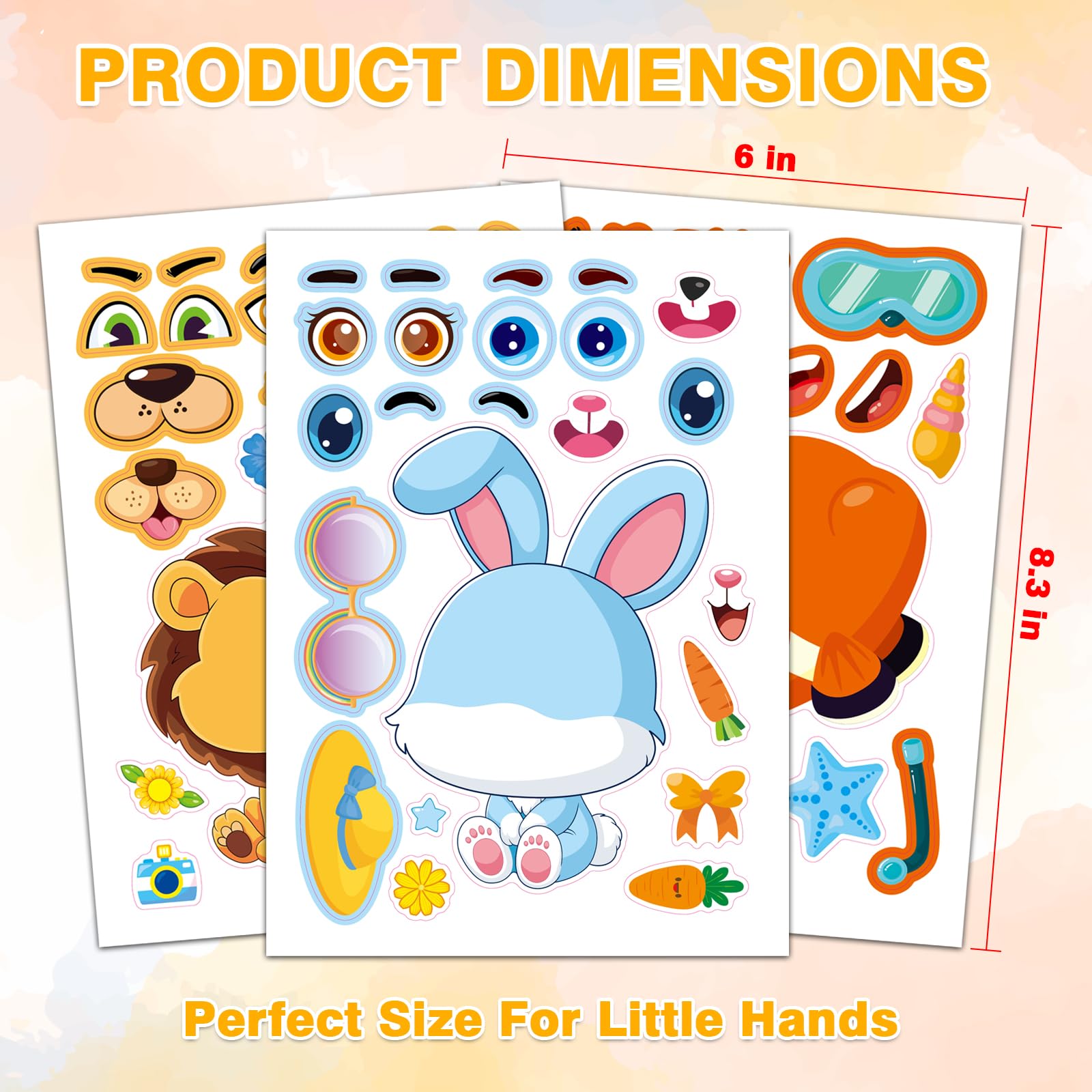 Aowplc colorfully designed animals with sturdy finish