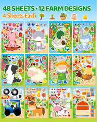 Aowplc mix‑and‑match face stickers for creating unique kid expressions