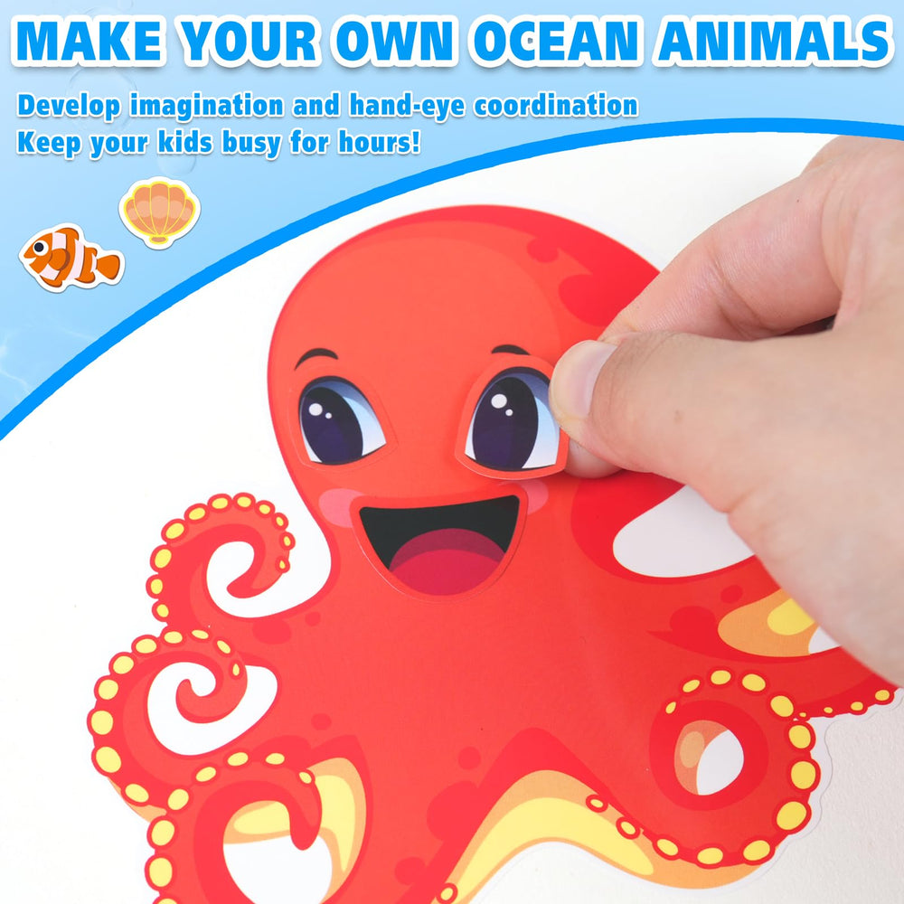Aowplc ocean animals turtle sticker sheet for hands-on learning activities.