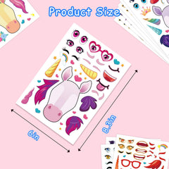 Aowplc 8.3x6 inch sticker sheets offer generous art space