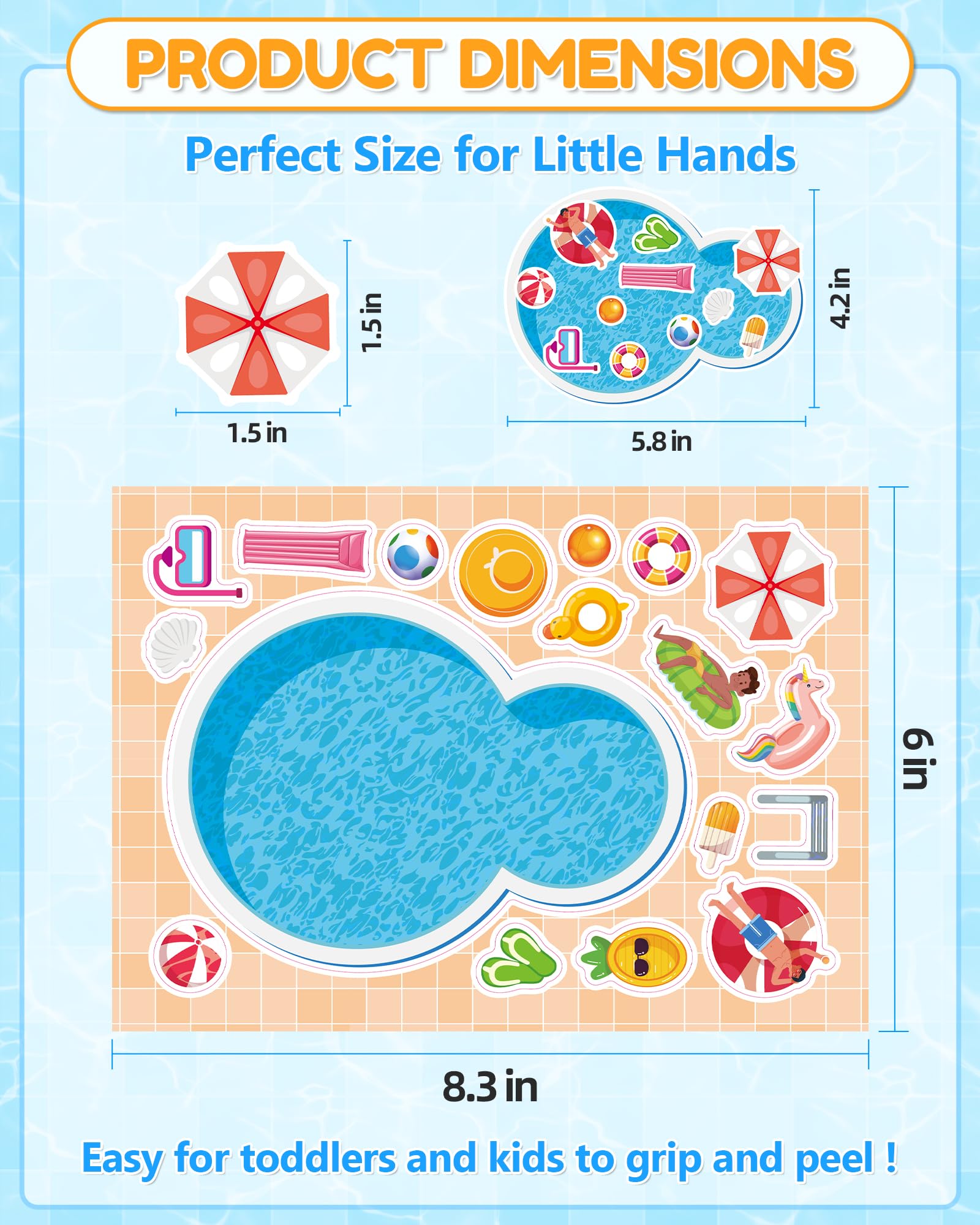 Aowplc travel-friendly sticker sheets for mess-free on-the-go activities.