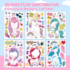 Aowplc unicorn face designs to mix and match for custom characters