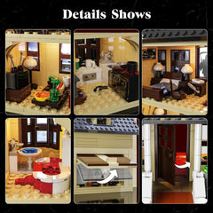 AOXEKBOLO 1275-piece buildable haunted mansion model