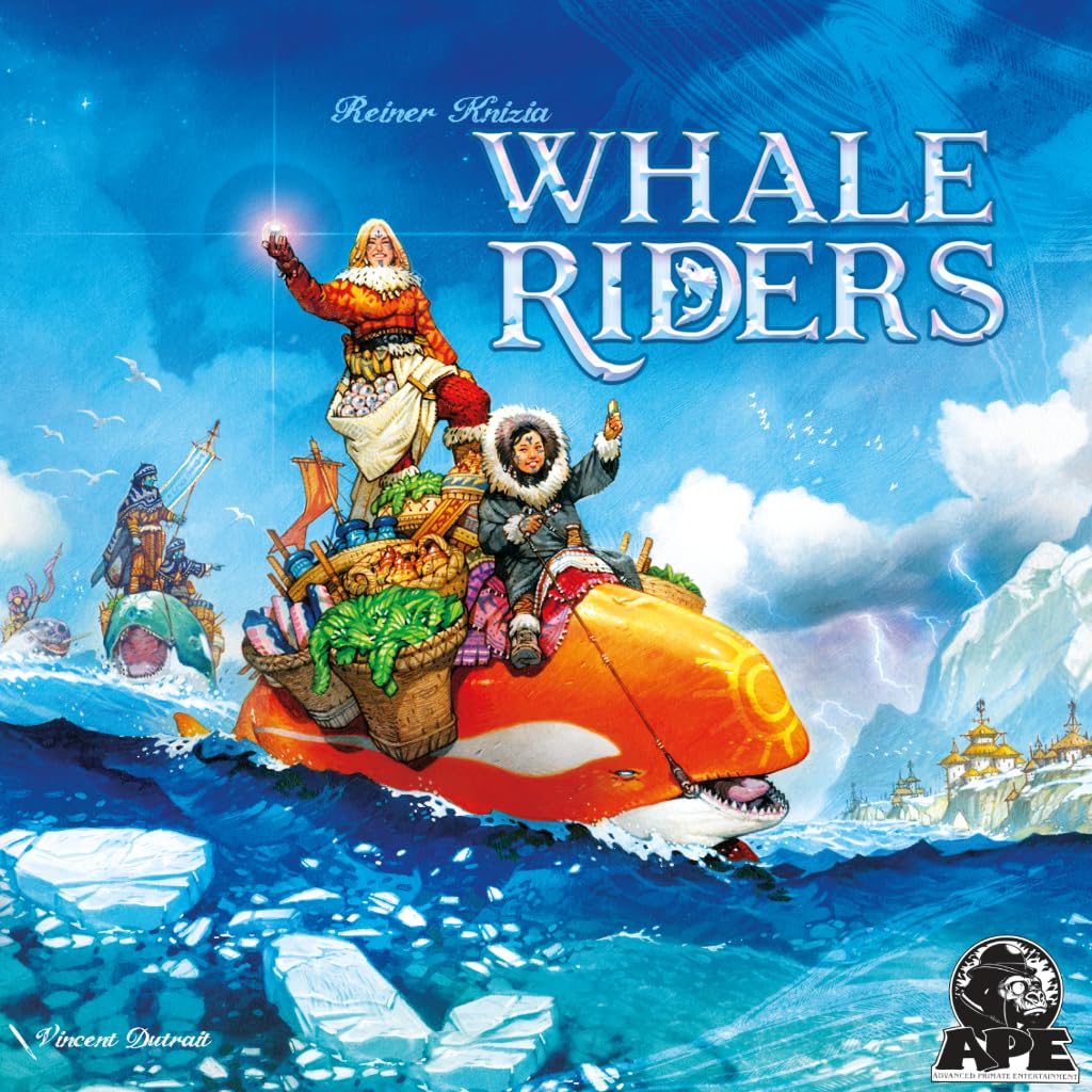 APE Games Whale Riders box front inviting family game night