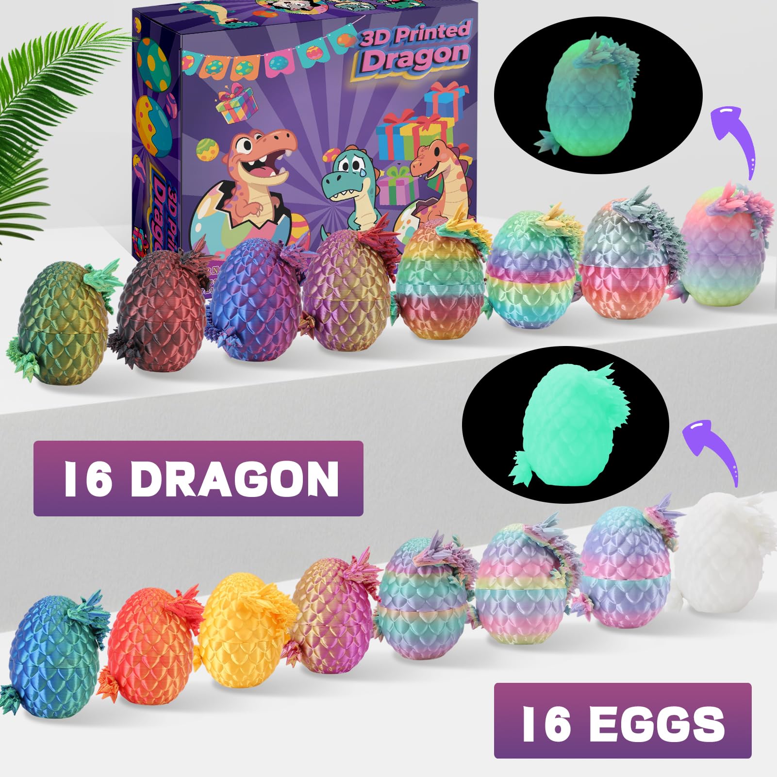 Apear1 twist-open dragon egg reveals a miniature dragon for storytelling.