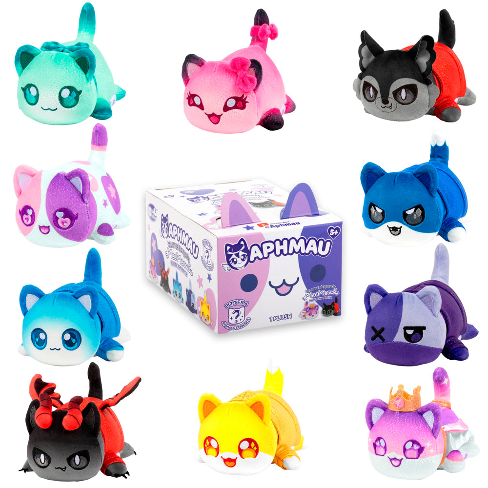 Aphmau MeeMeow Aphmau Cat plush with soft fabric for cozy hugs