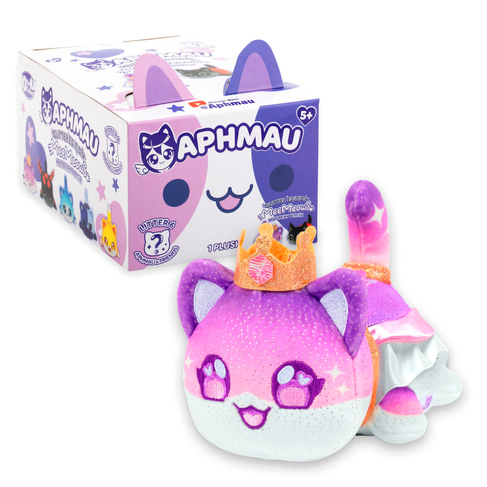 Aphmau MeeMeow Shadow Aaron Cat plush, cozy cuddle companion