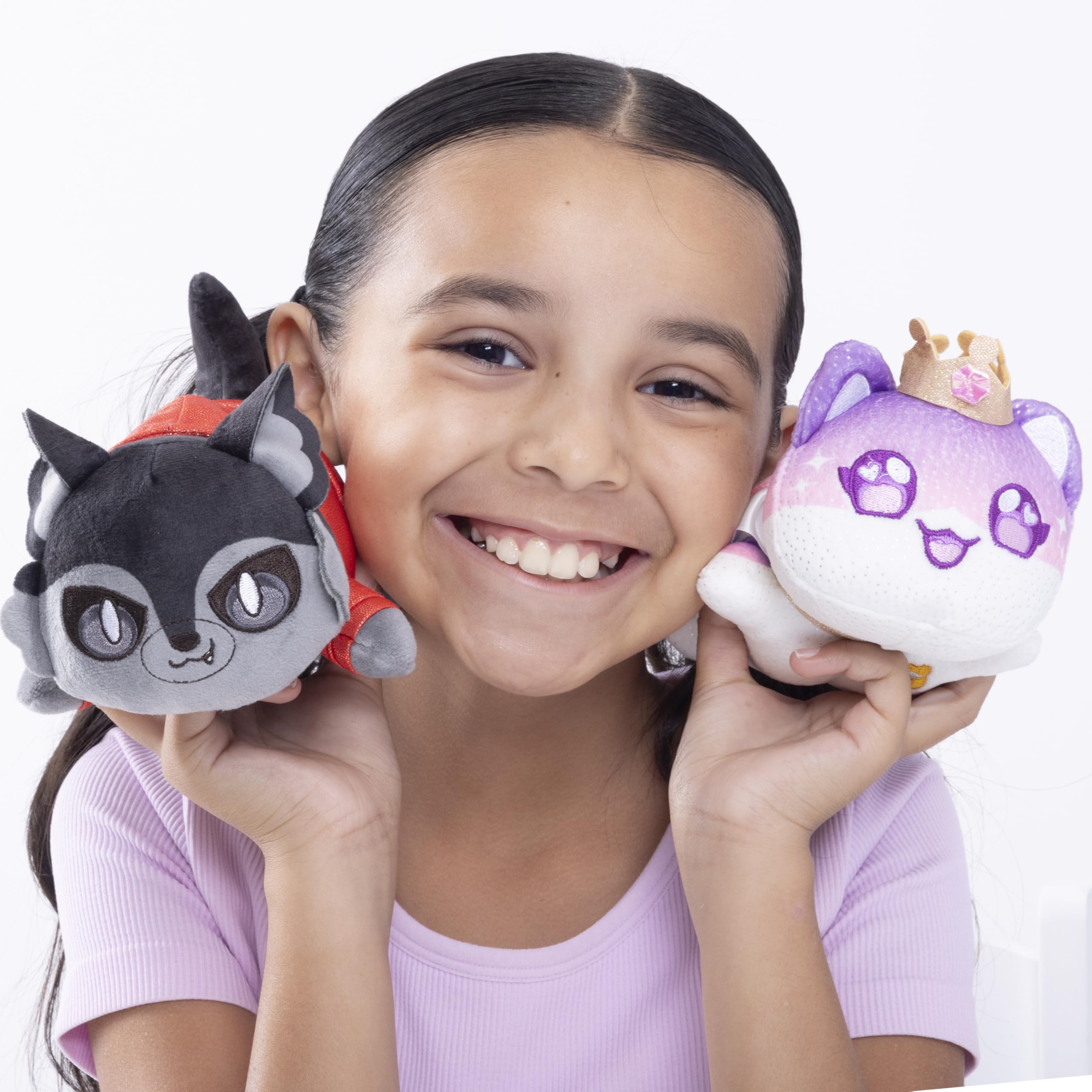 Aphmau MeeMeow Zane Cat plush with a happy face for smiles