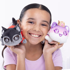 Aphmau MeeMeow Zane Cat plush with a happy face for smiles