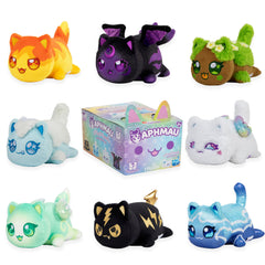 Aphmau MeeMeow 6inch Lightning Cat plush for display and play.