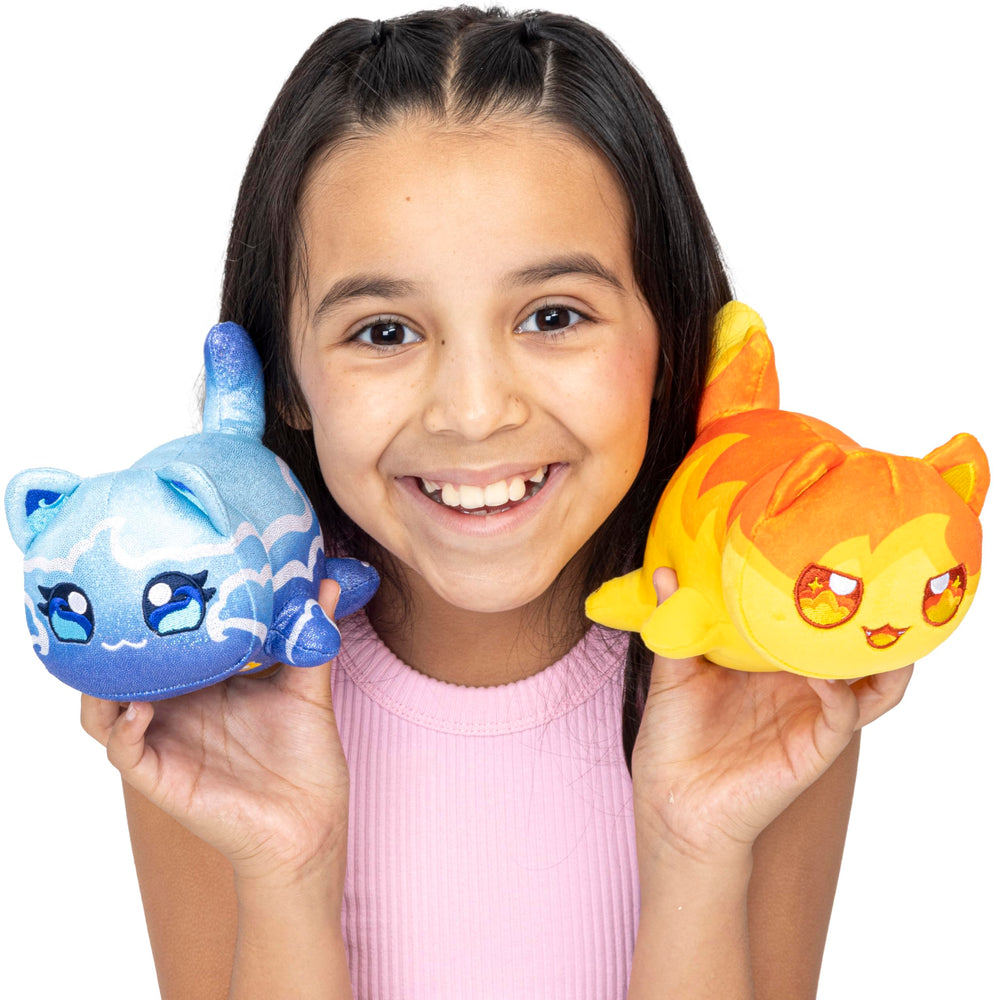 Aphmau MeeMeow 6inch plush close-up, soft texture detail.