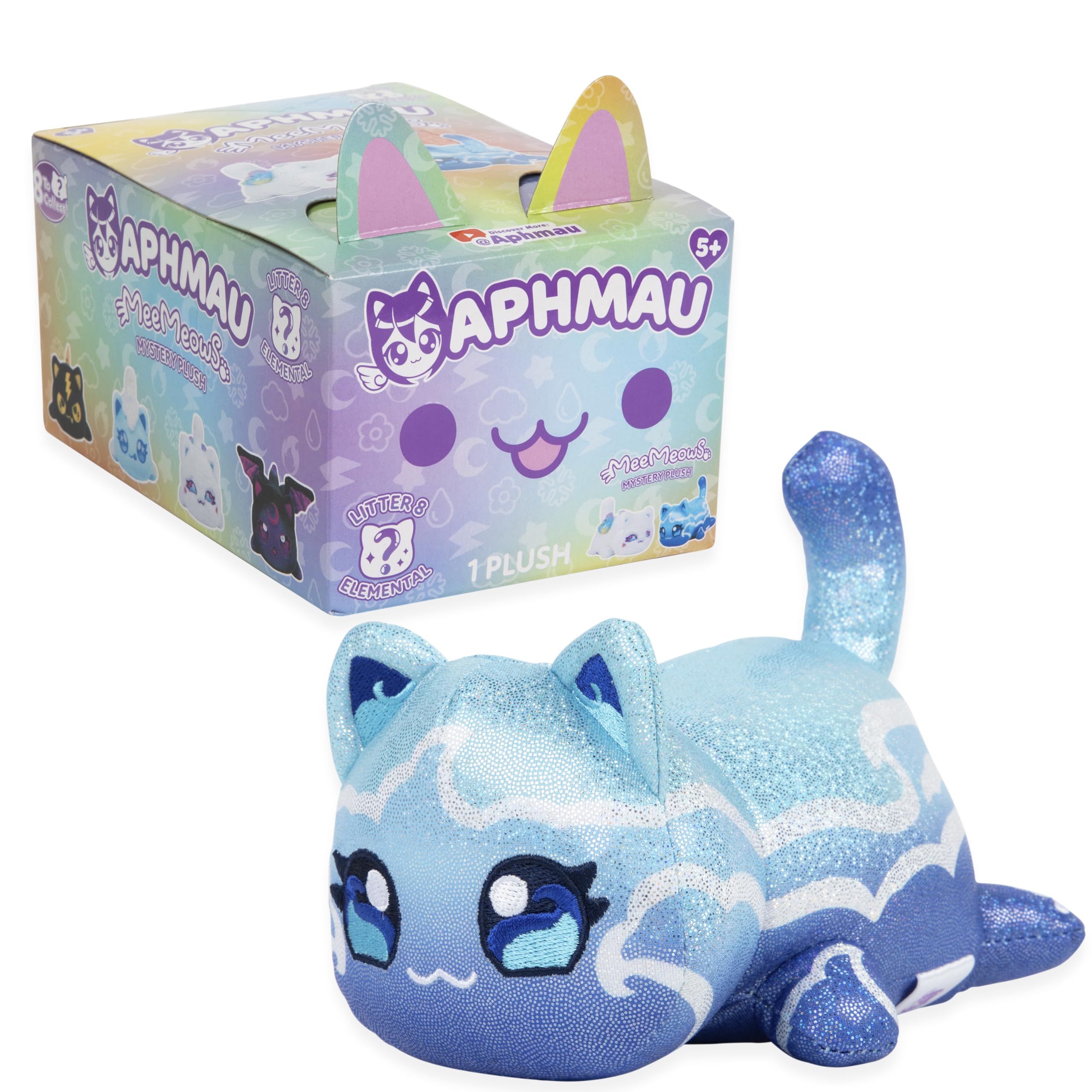 Aphmau MeeMeow 6inch reveal box, exciting unboxing moment.