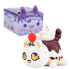 Aphmau MeeMeow Ice Cream Cookie Dough Cat plush cozy companion.