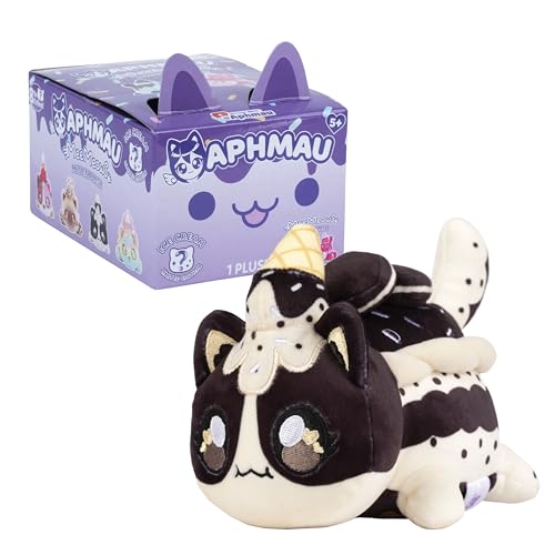 Aphmau MeeMeow Ice Cream Mint Chip Cat plush soft and squishy.