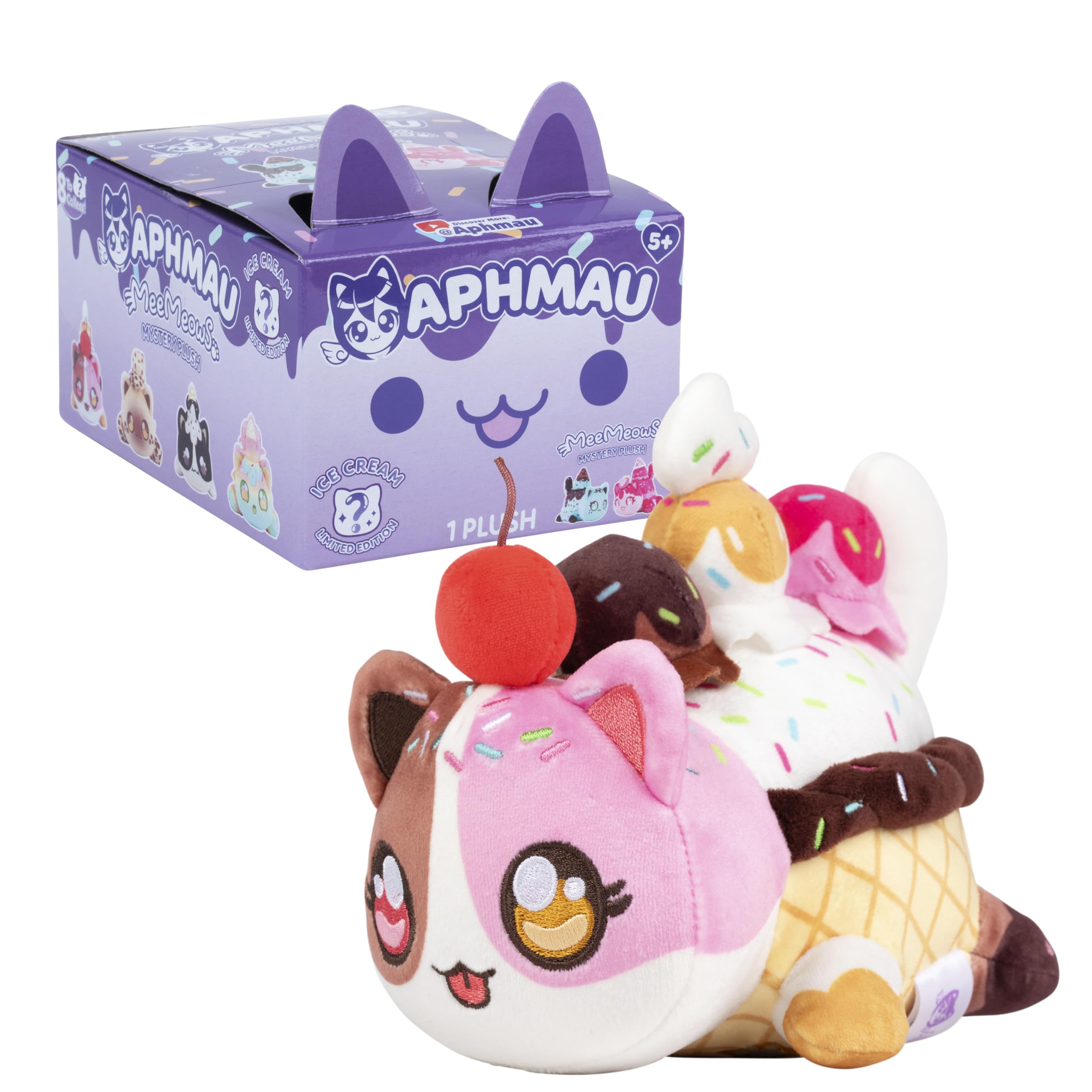 Aphmau MeeMeow Unboxing Surprise image showcases the mystery box thrill.