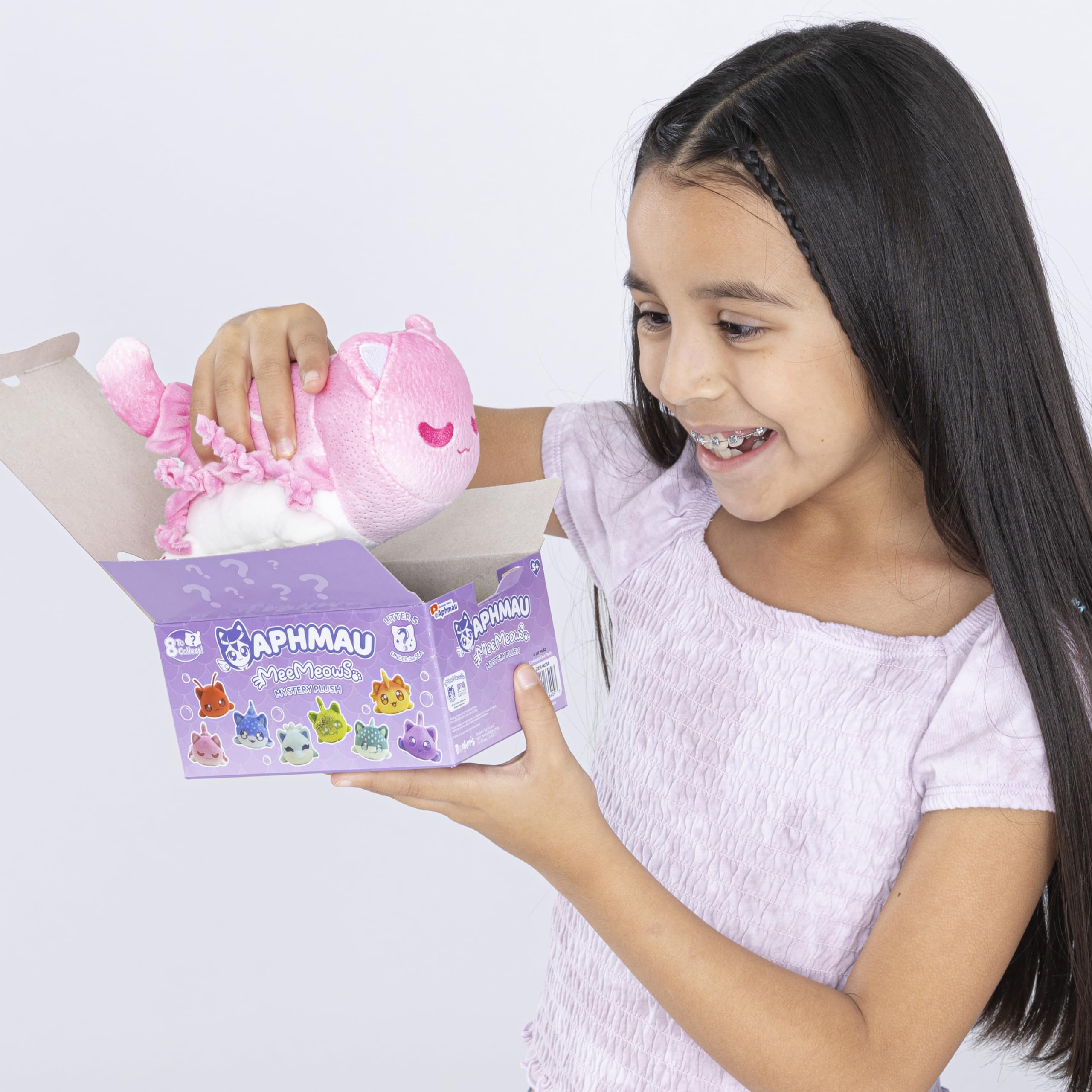Aphmau MeeMeow Undersea Jellyfish Cat plush for imaginative adventures.