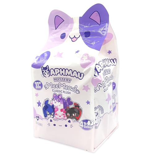 Aphmau MeeMeows 11-inch KC Cat plush, ideal for gentle sensory play.