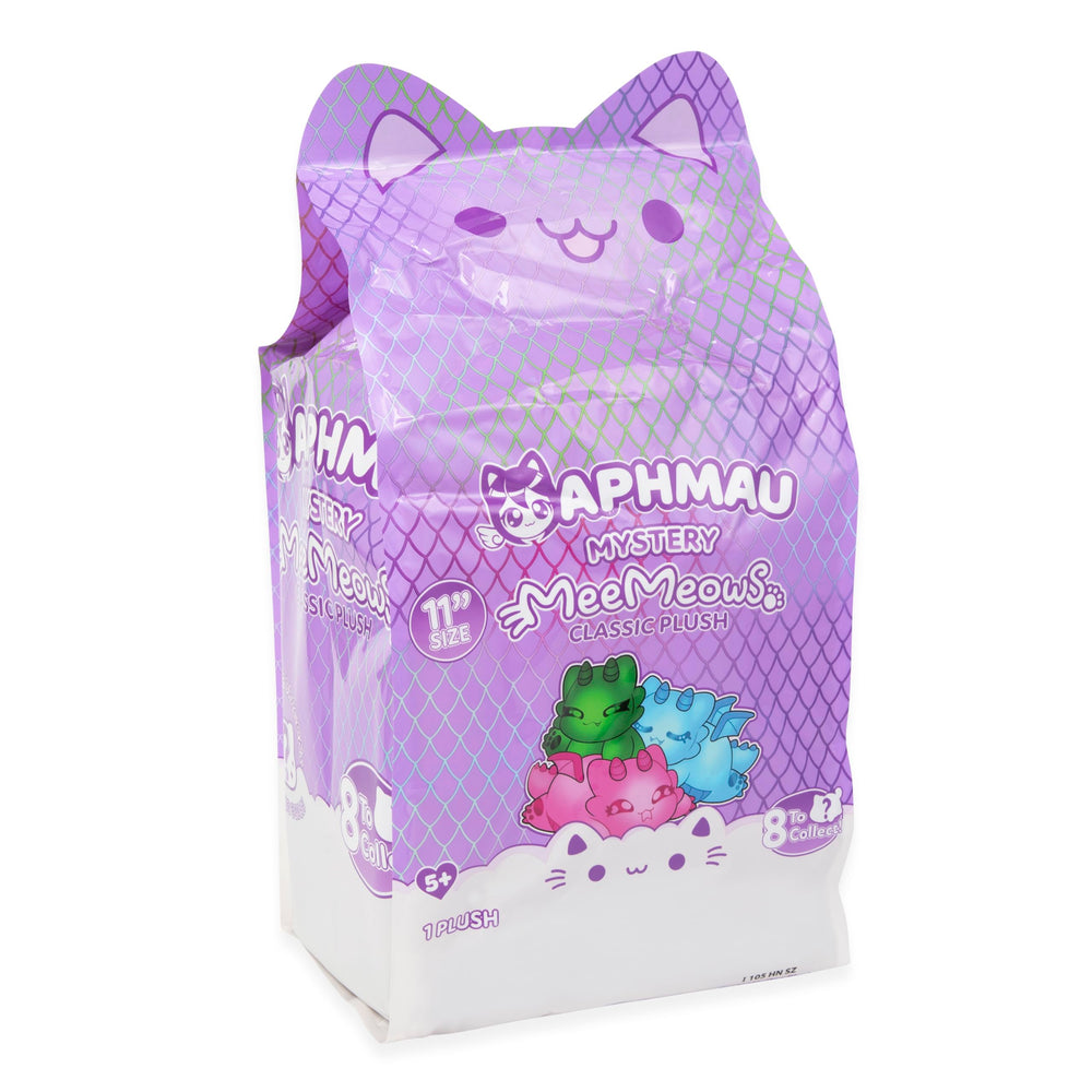 Aphmau MeeMeows 11-inch Bronze Dragon plush, warm-tone treasure for shelves.