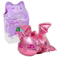 Aphmau MeeMeows 11-inch dragon plush in cuddly pose for hugs.