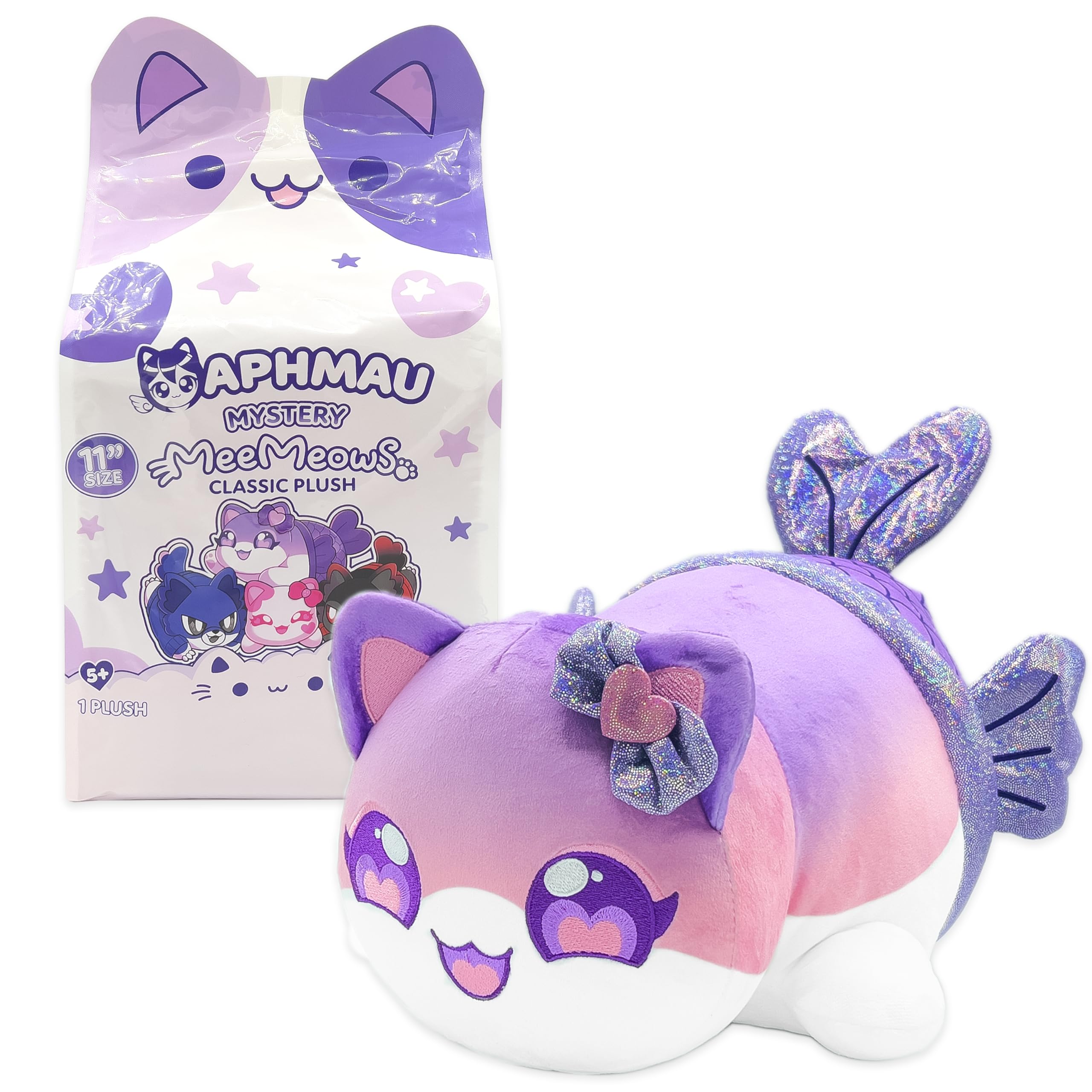 Official Aphmau merch badge highlighting authenticity of MeeMeows.