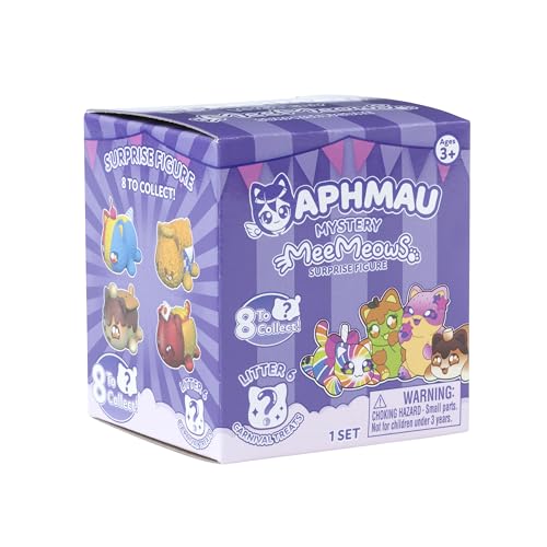 Aphmau Mystery Meemeows Popcorn Cat figure for gift-giving and playful display ideas.
