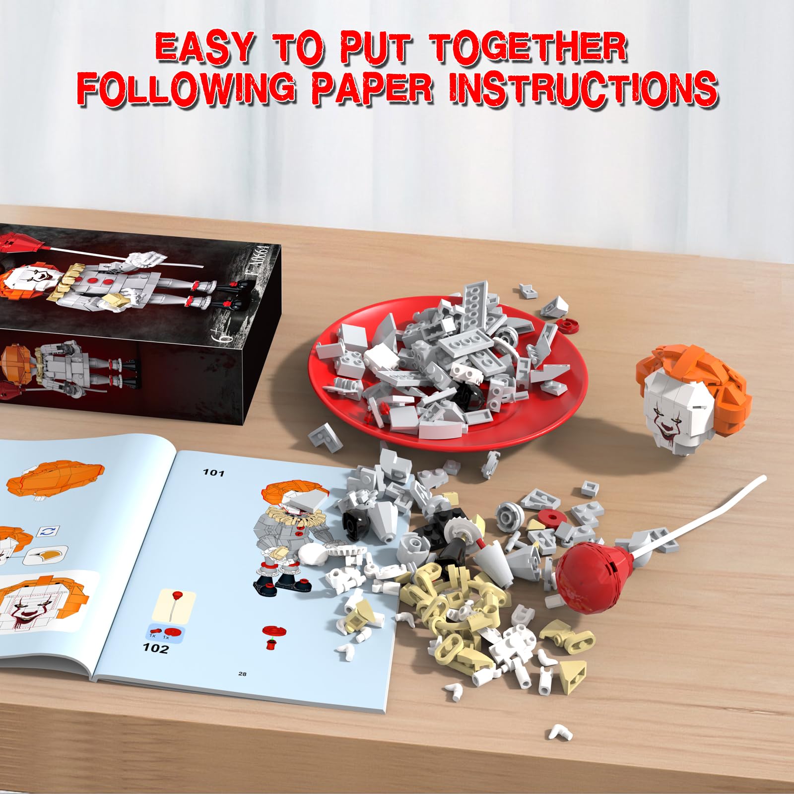 aphpiao 299-piece kit offers a hands-on build experience and a sturdy final statue.