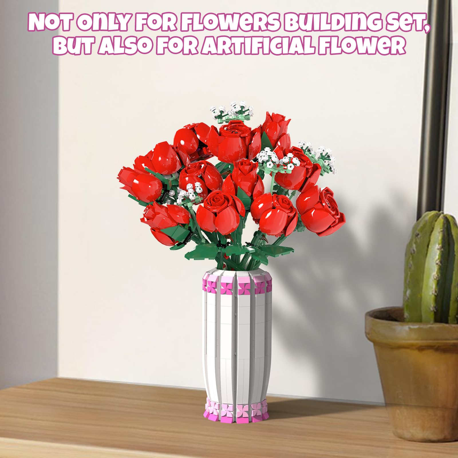 aphpiao vase blocks with step-by-step manual for easy assembly