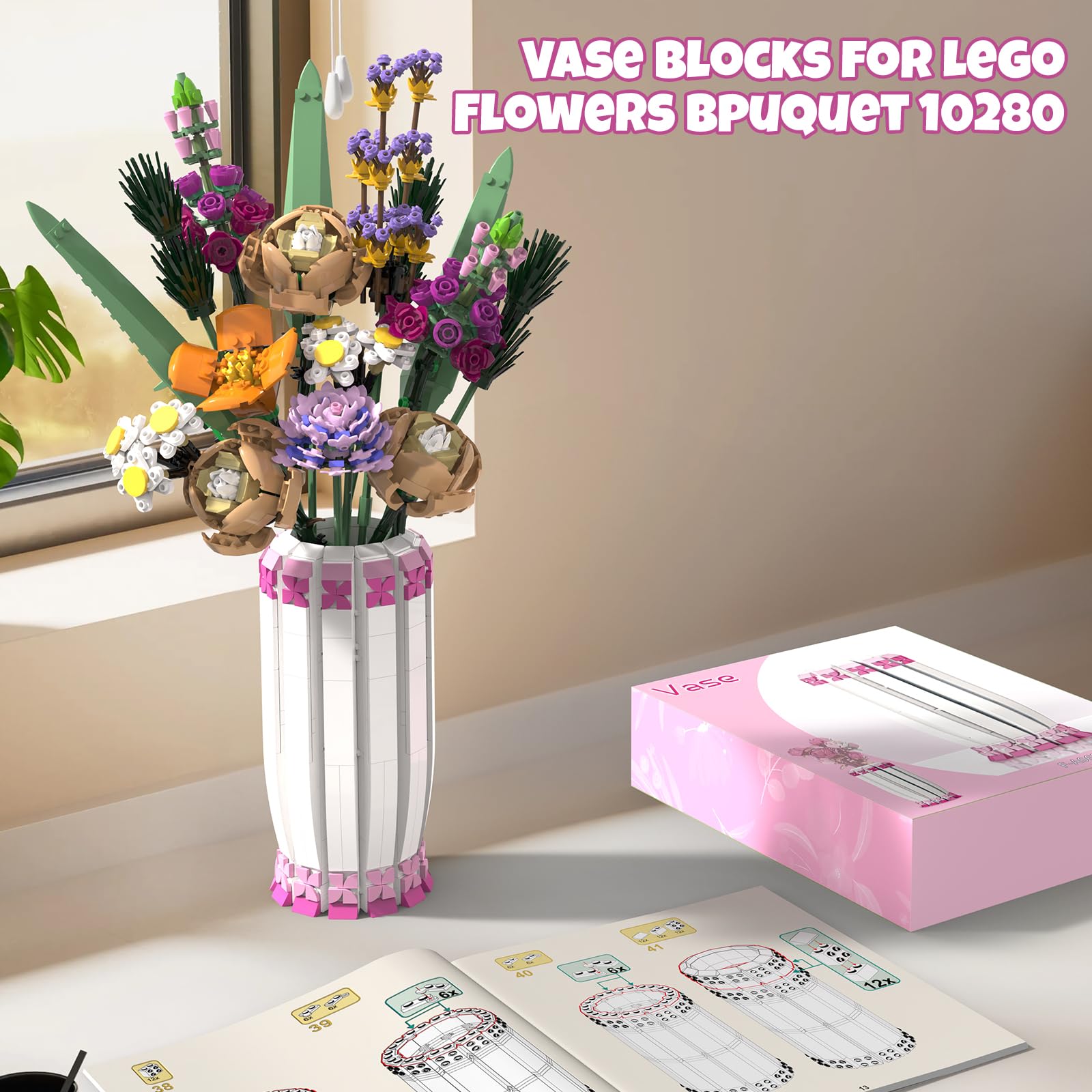 aphpiao vase block set in colorful gift box ideal for gifting